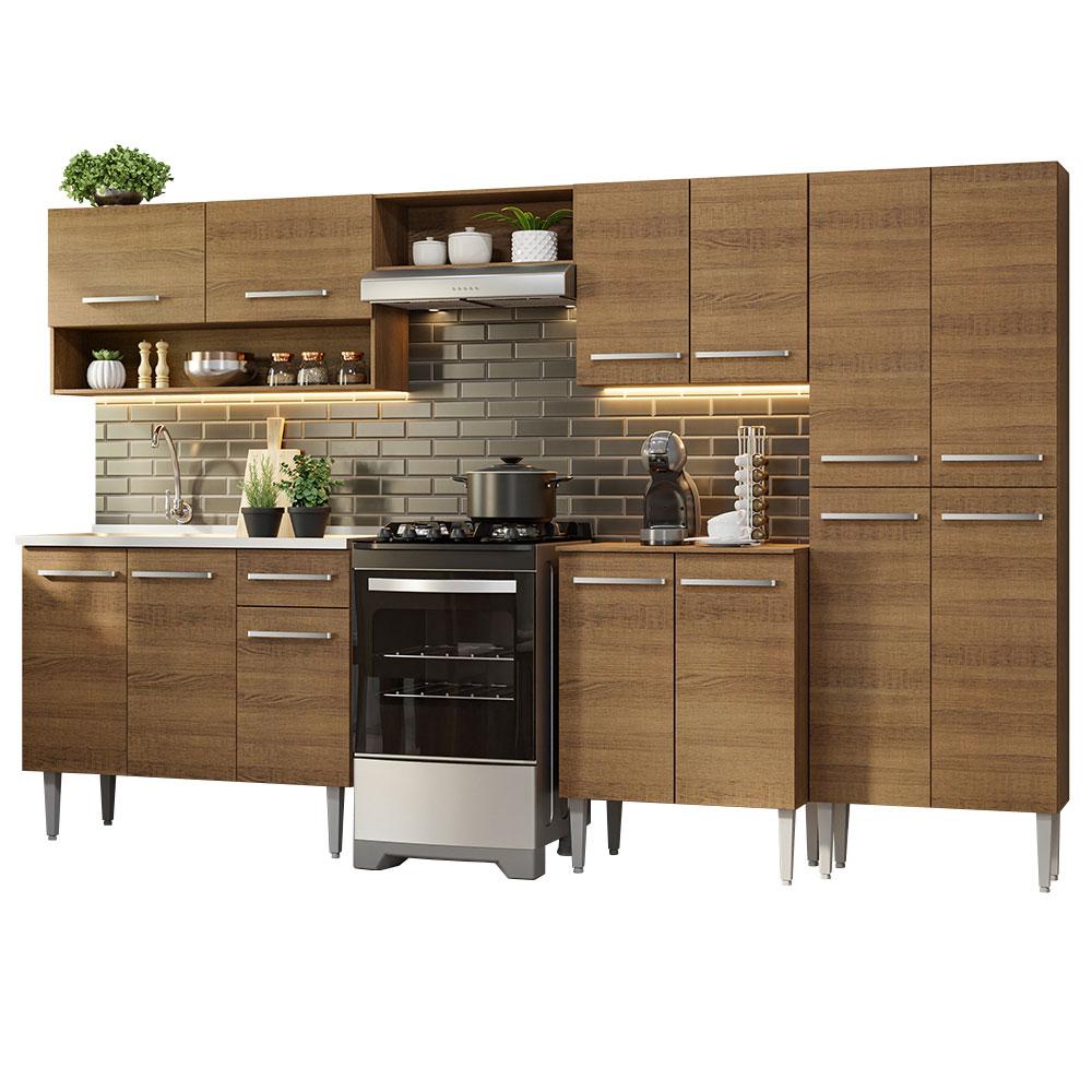 Cocina Integral 293cm Con Fregadero Emilly Madesa 09