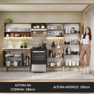 Foto 6 | Cocina Integral 293cm Con Fregadero Emilly Madesa 09