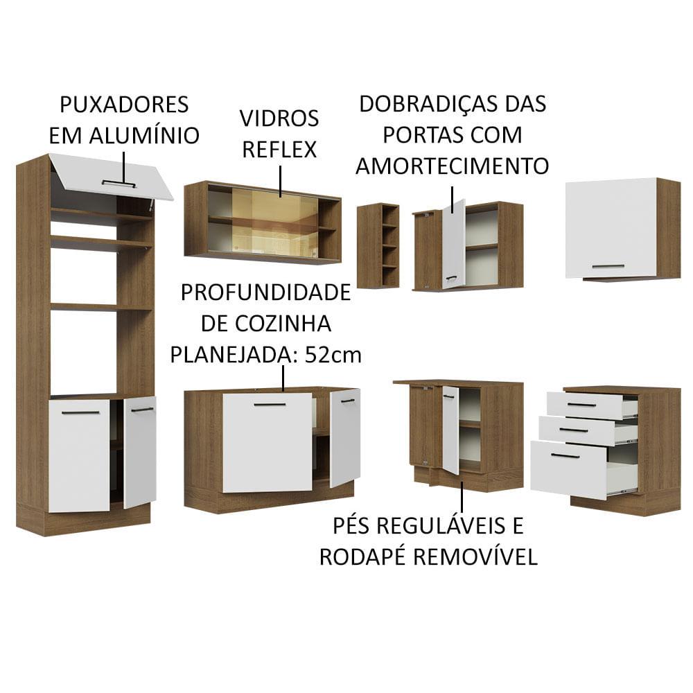 Foto 5 pulgar | Cocina Integral De Esquina 399cm Agata Madesa 01