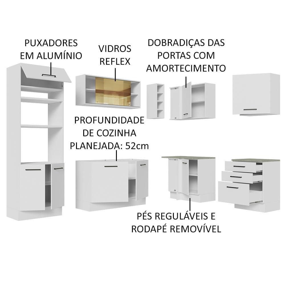 Foto 4 | Cocina Integral De Esquina 399cm Agata Madesa 01