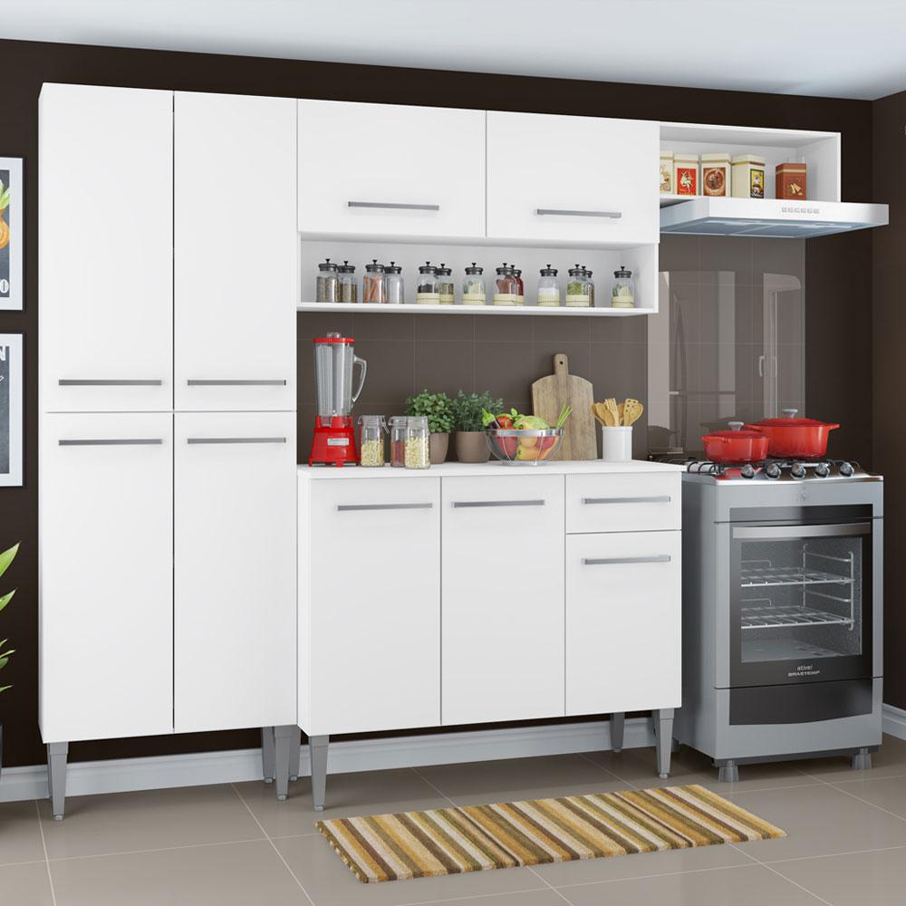 Foto 3 pulgar | Cocina Integral Modular Madesa Emilly Top 229cm Bb