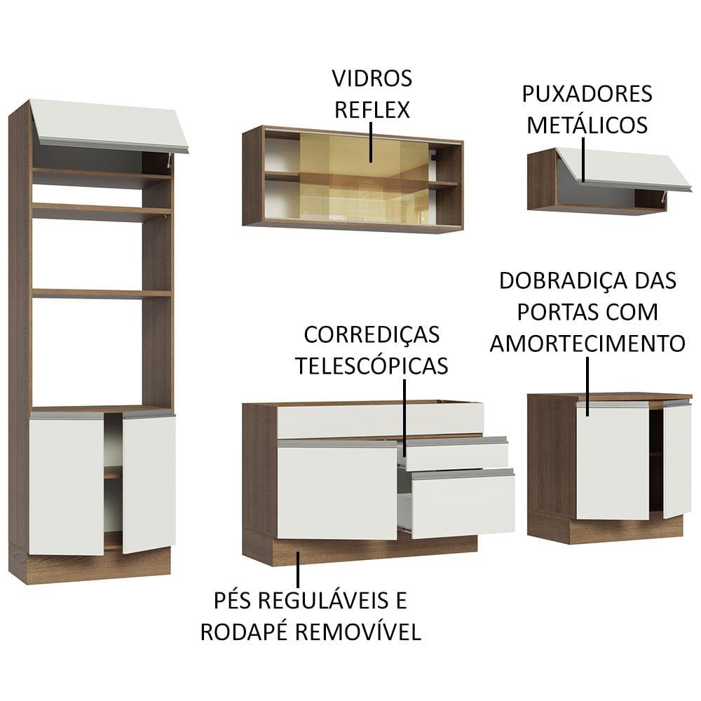 Foto 5 pulgar | Cocina Integral Madesa Glamy 270 cm 10