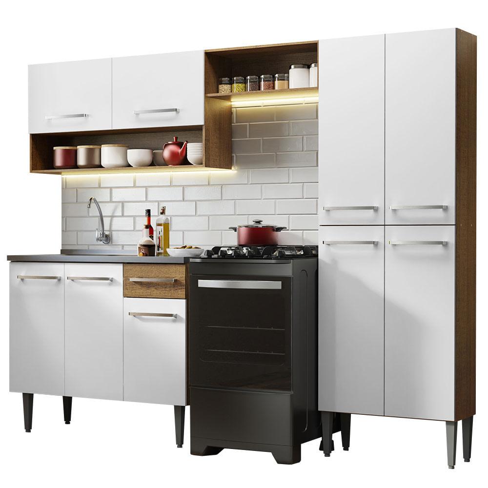 Cocina Integral Madesa Emilly 229 cm con Fregadero 10