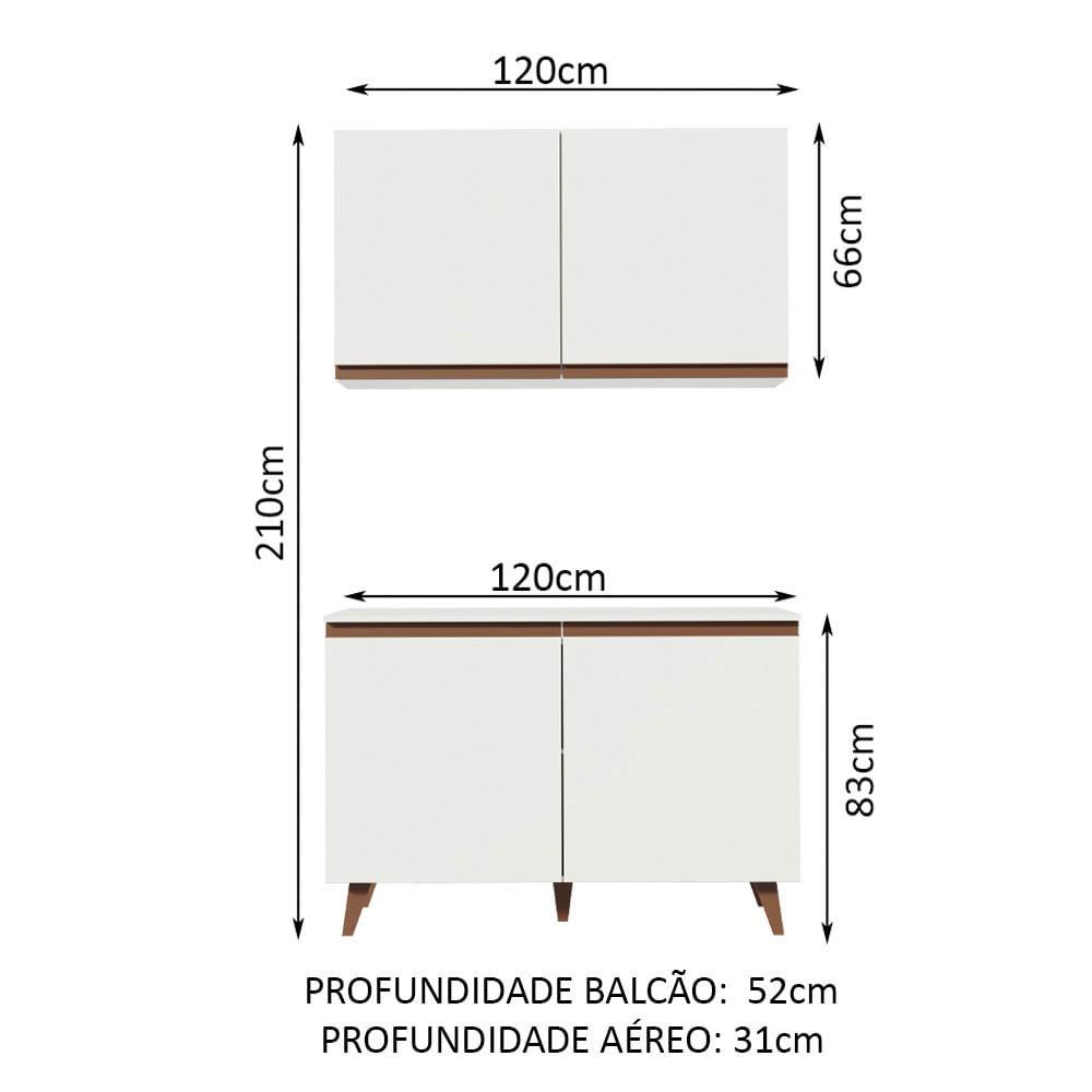 Foto 3 pulgar | Cocina Integral Madesa Reims 120 Cm