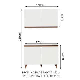 Foto 2 | Cocina Integral Madesa Reims 120 Cm