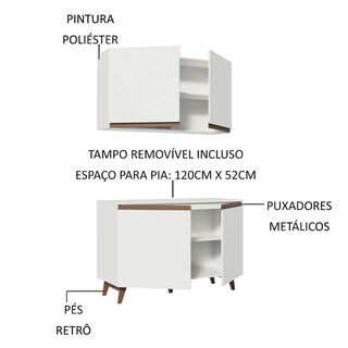 Foto 3 | Cocina Integral Madesa Reims 120 Cm