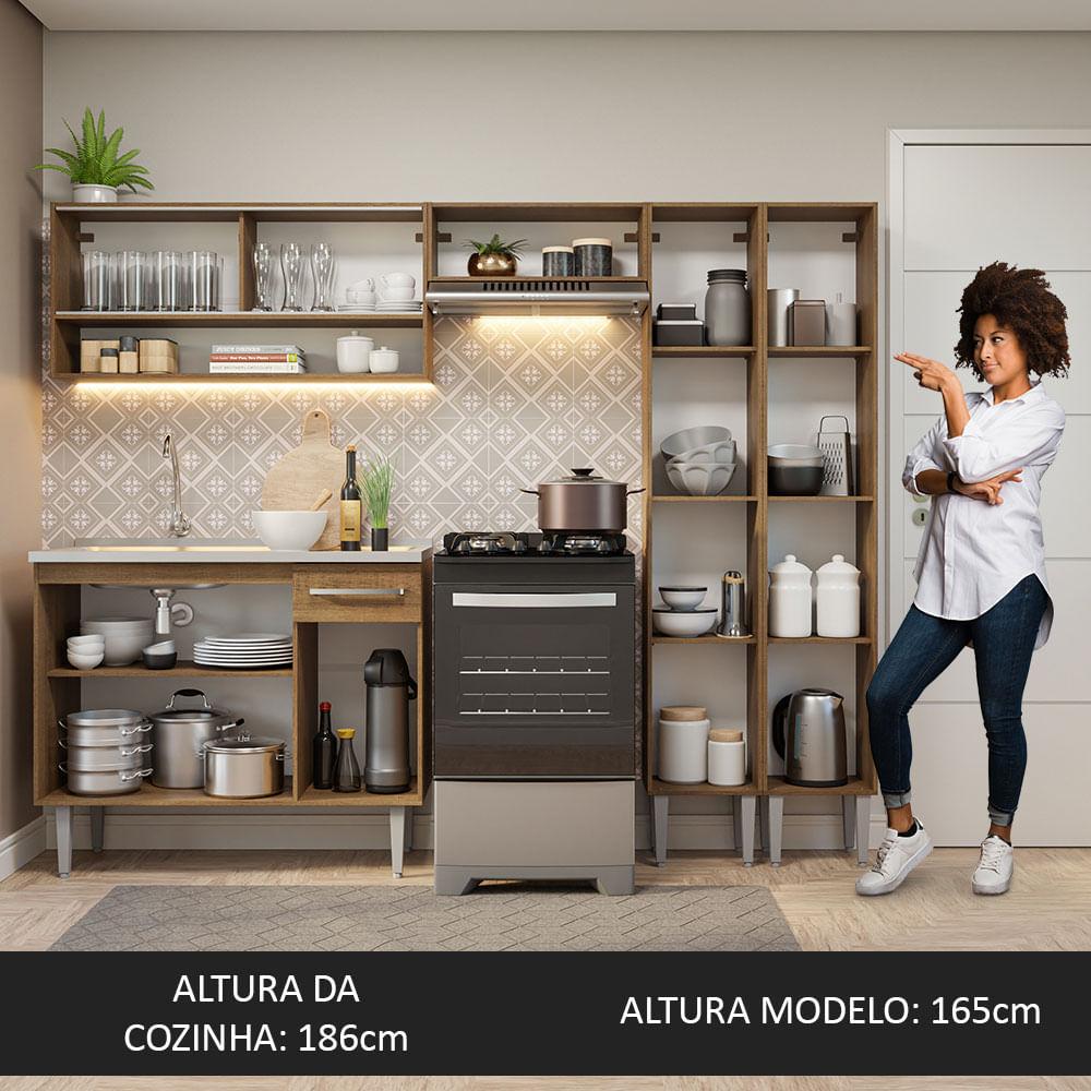 Foto 6 | Cocina Integral 229cm con Fregadero Madesa Emilly 11