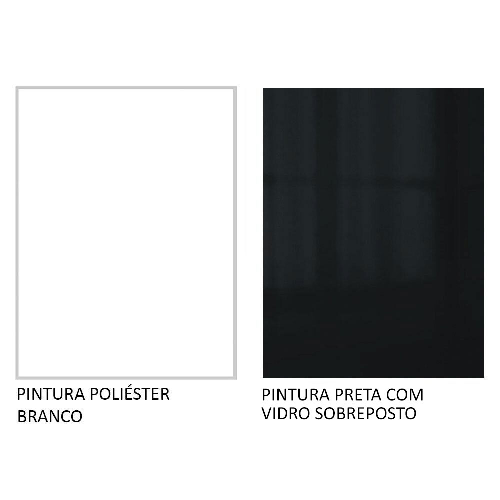 Foto 9 pulgar | Gabinete de Cocina Integral Compacta Madesa Lux Blanco/Negro 180 cm