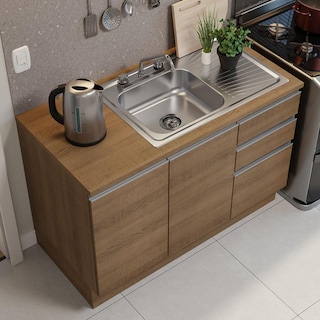 Foto 7 | Cocina Integral con Accesorios 240cm Glamy Marrón