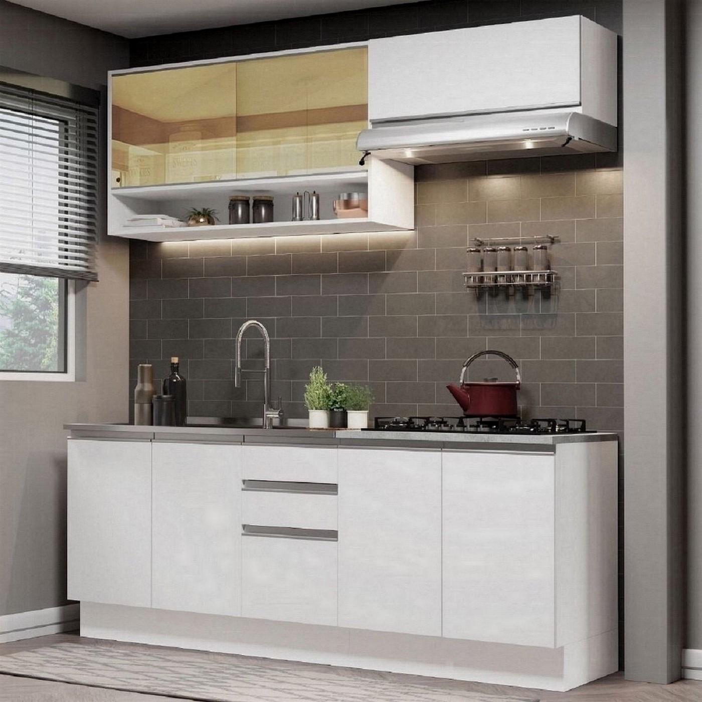 Foto 2 | Cocina Integral Madesa Glamy Sin Mesón de Acero 200 Cm