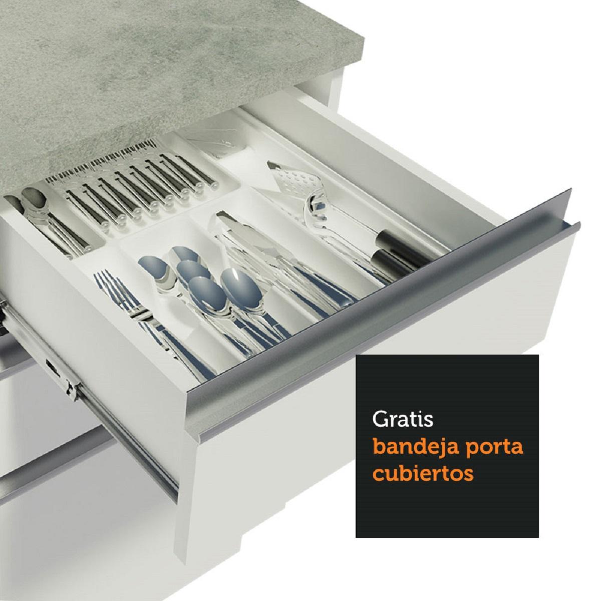 Foto 7 pulgar | Cocina Integral Madesa Glamy Sin Mesón de Acero 200 Cm