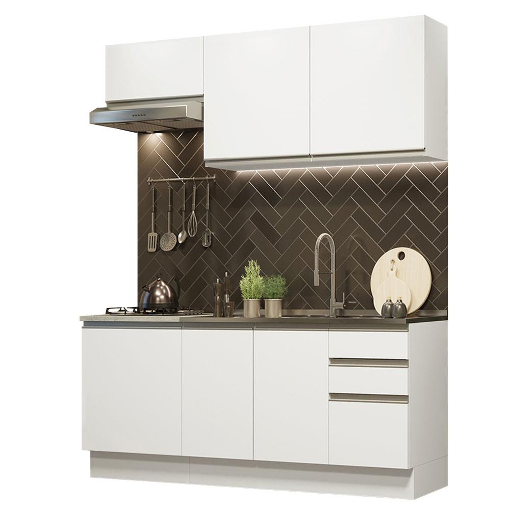 Foto 2 pulgar | Cocina Integral con Fregadero 180 cm Glamy Madesa 13 Blanco