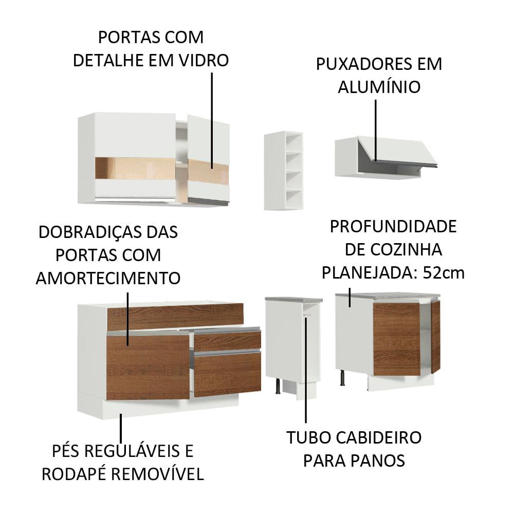 Foto 5 pulgar | Cocina Integral Completa Modular Madesa Glamy Bm 01