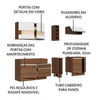 Foto 4 | Cocina Integral Modular Madesa Parma 220cm Mmb