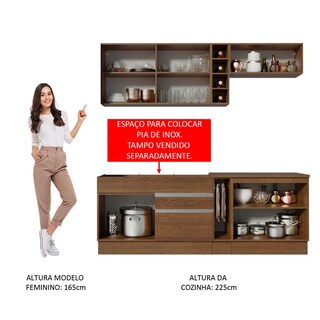Foto 5 | Cocina Integral Modular Madesa Parma 220cm Mmb