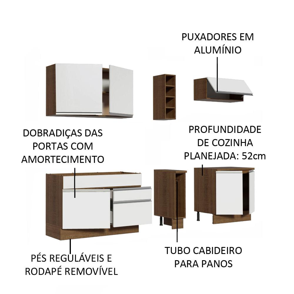 Foto 5 pulgar | Cocina Integral Completa Modular Madesa Glamy Mb 02