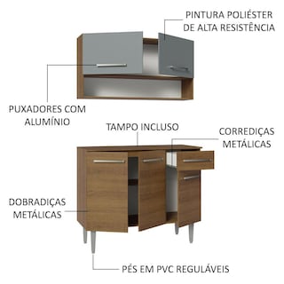 Foto 5 | Cocina Integral Modular Madesa Emilly 105cm Mg