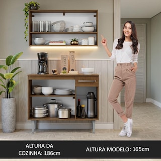 Foto 6 | Cocina Integral Modular Madesa Emilly 105cm Mg
