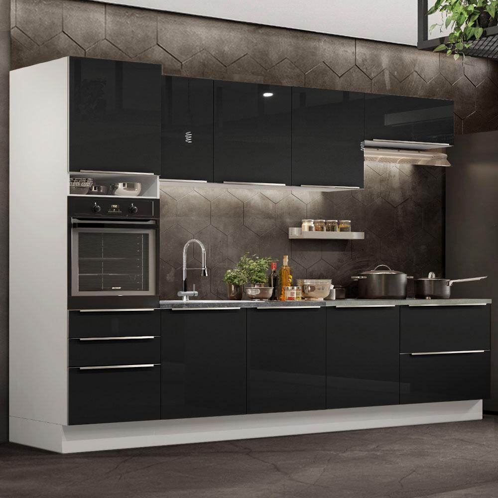 Foto 3 pulgar | Cocina Integral Modular Madesa Lux 320cm Bn