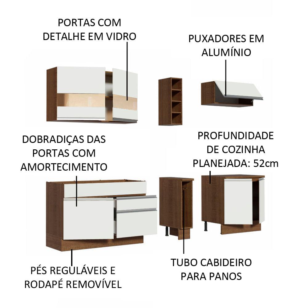 Foto 4 | Cocina Integral Modular Madesa Parma 220cm Mb