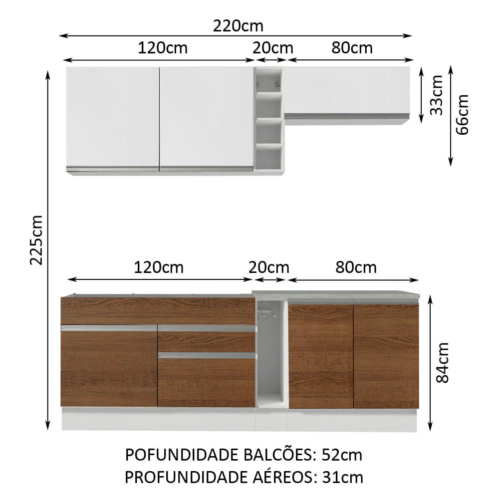 Foto 4 pulgar | Cocina Integral Completa Modular Madesa Glamy Mb 01