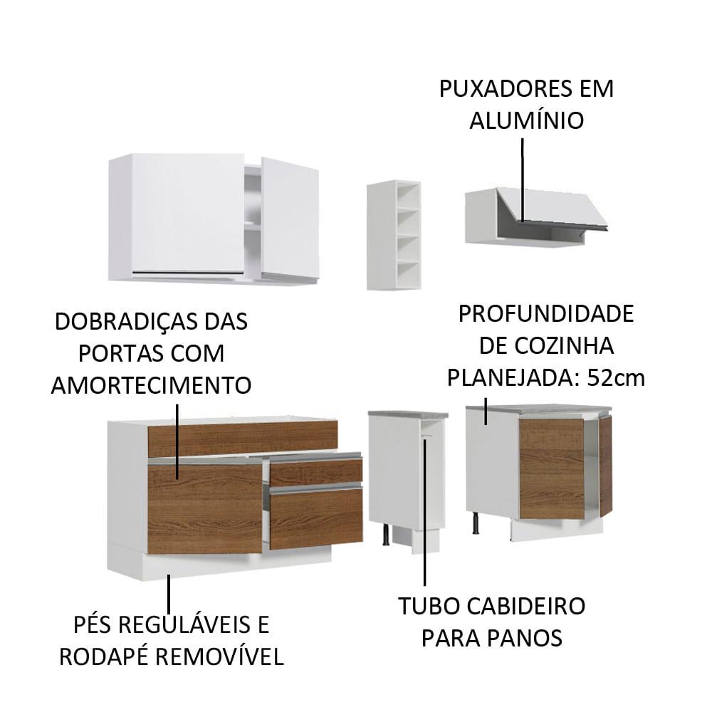 Foto 5 pulgar | Cocina Integral Completa Modular Madesa Glamy Mb 01