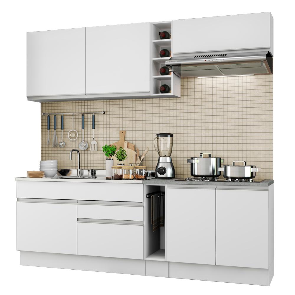 Foto 2 pulgar | Cocina Integral Modular Madesa Parma 220cm Bb