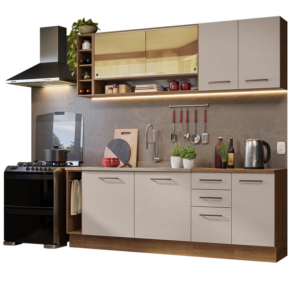 Cocina Integral Modular Completo Agata Madesa 220cm Mc