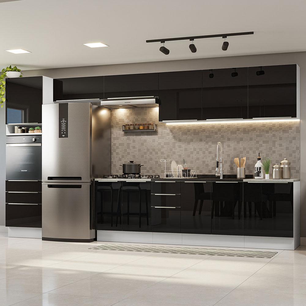 Foto 2 | Cocina Integral Modular Madesa Lux 400cm Bn