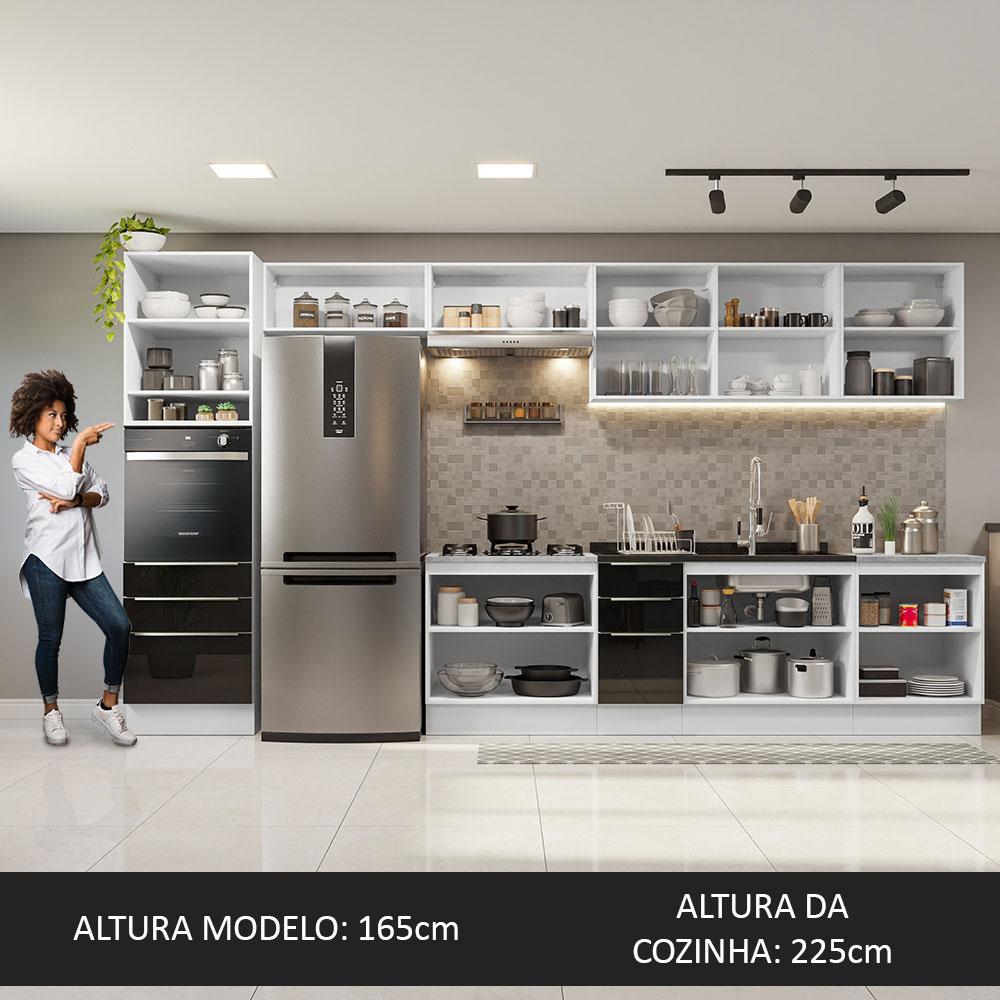 Foto 6 pulgar | Cocina Integral Modular Madesa Lux 400cm Bn