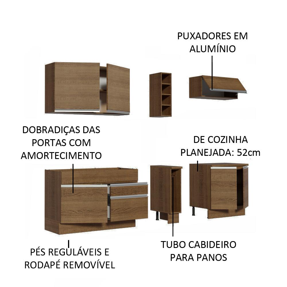 Foto 4 | Cocina Integral Modular Madesa Parma 220cm Mm