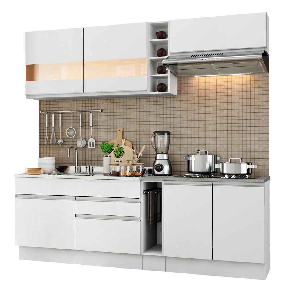 Foto 2 pulgar | Cocina Integral Modular Madesa Parma 220cm Bb