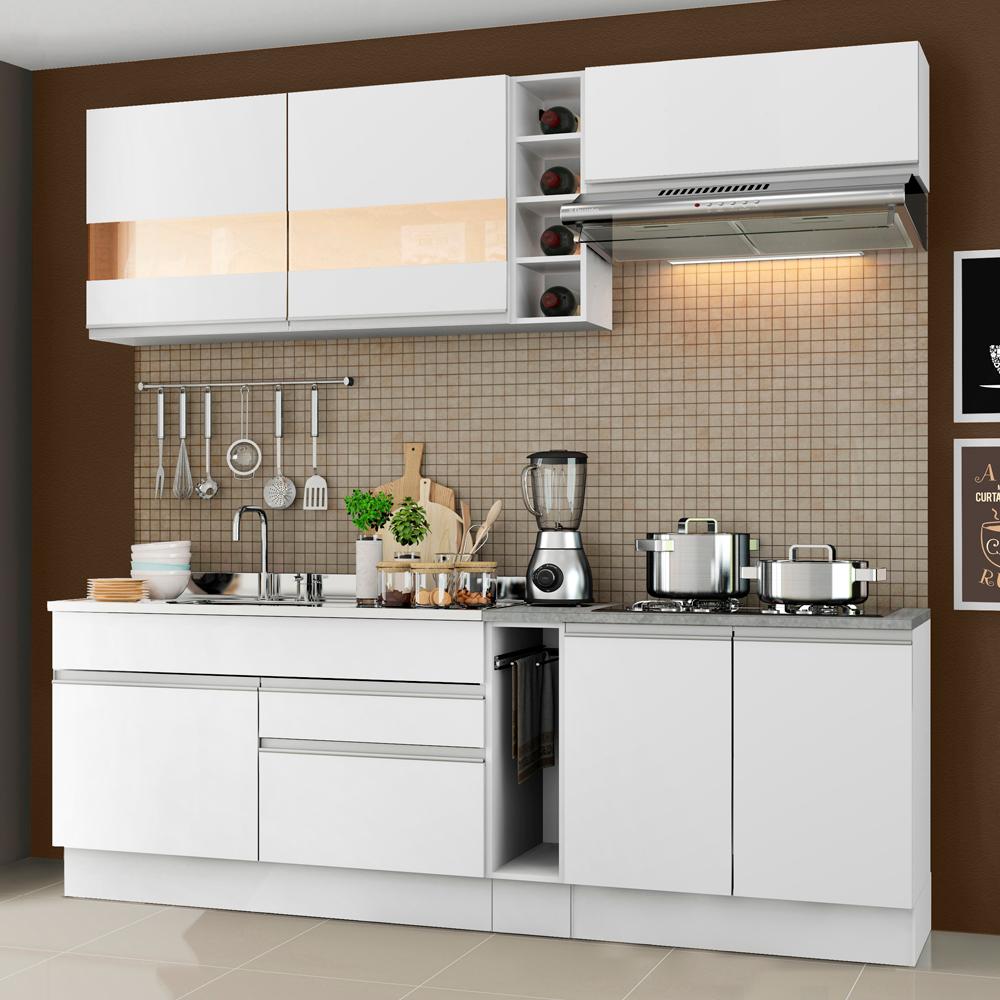 Foto 3 pulgar | Cocina Integral Modular Madesa Parma 220cm Bb