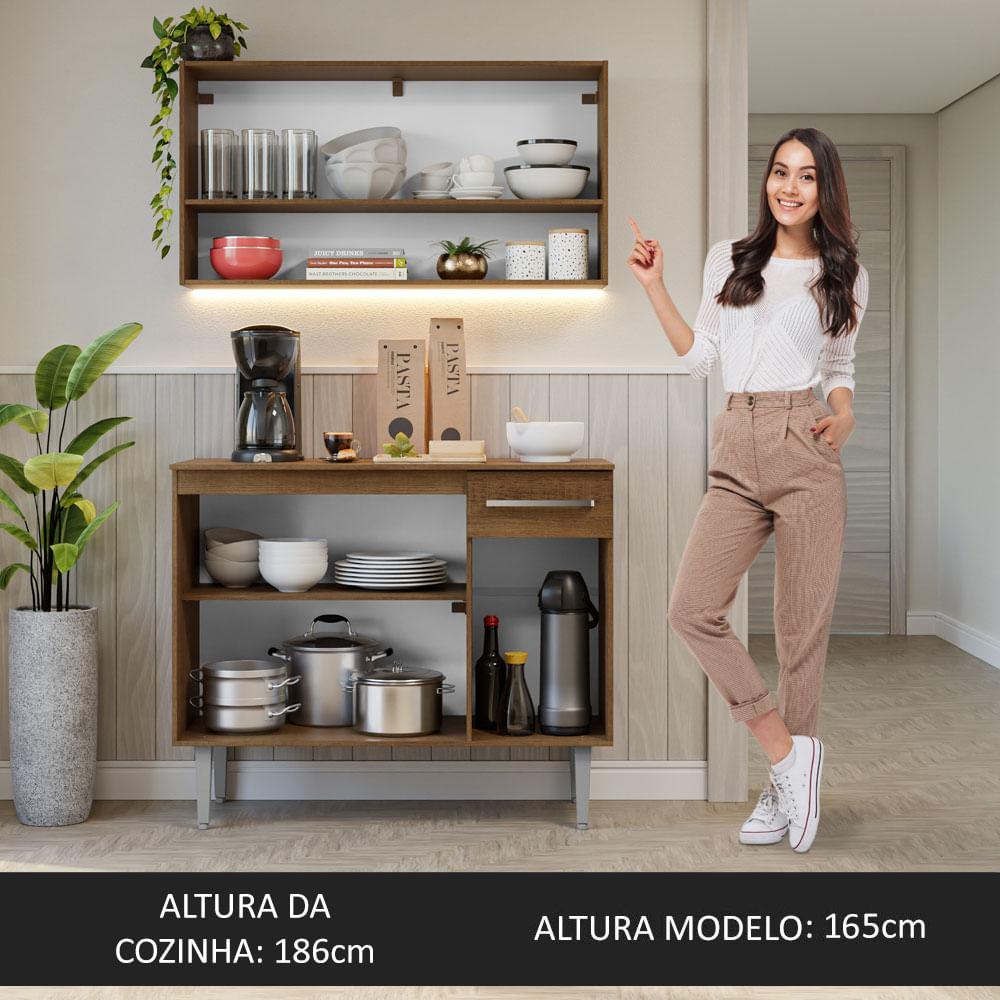 Foto 6 pulgar | Cocina Integral Modular Madesa Emilly 105cm Mm