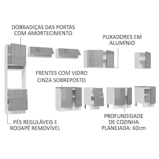 Foto 4 | Cocina Integral Modular Madesa Lux 400cm Bg