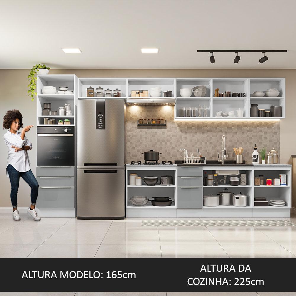 Foto 6 pulgar | Cocina Integral Modular Madesa Lux 400cm Bg