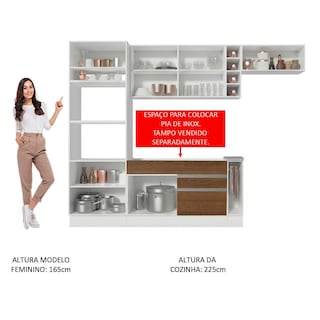 Foto 5 | Cocina Integral Completa Modular Madesa Glamy 290cm Mb