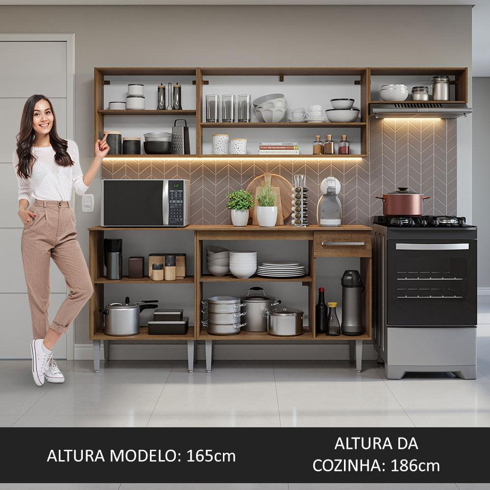 Foto 6 pulgar | Cocina Integral Completa Modular Madesa Emilly 229cm Mm 13