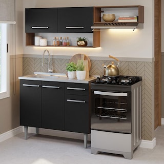 Foto 2 | Cocina Integral Modular 165cm con Tarja Mm/nn Emilly Madesa 09 Mn
