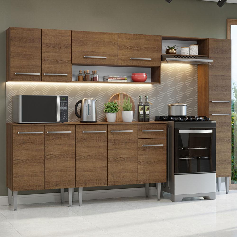Foto 3 pulgar | Cocina Integral Completa Modular Madesa Emilly 261cm Mm 09