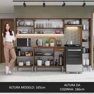 Foto 5 | Cocina Integral Completa Modular Madesa Emilly 261cm Mm 09