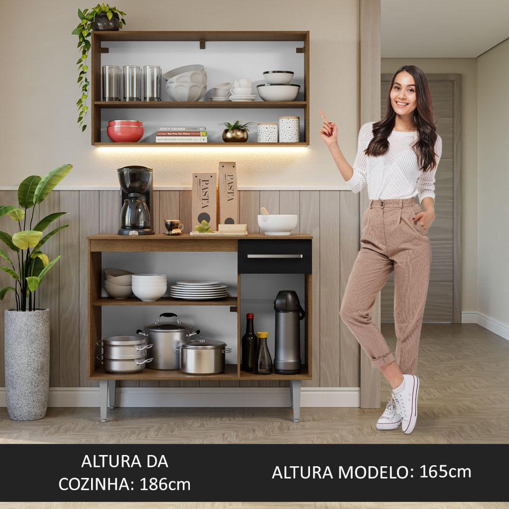 Foto 6 pulgar | Cocina Integral 105cm Emilly Madesa 03