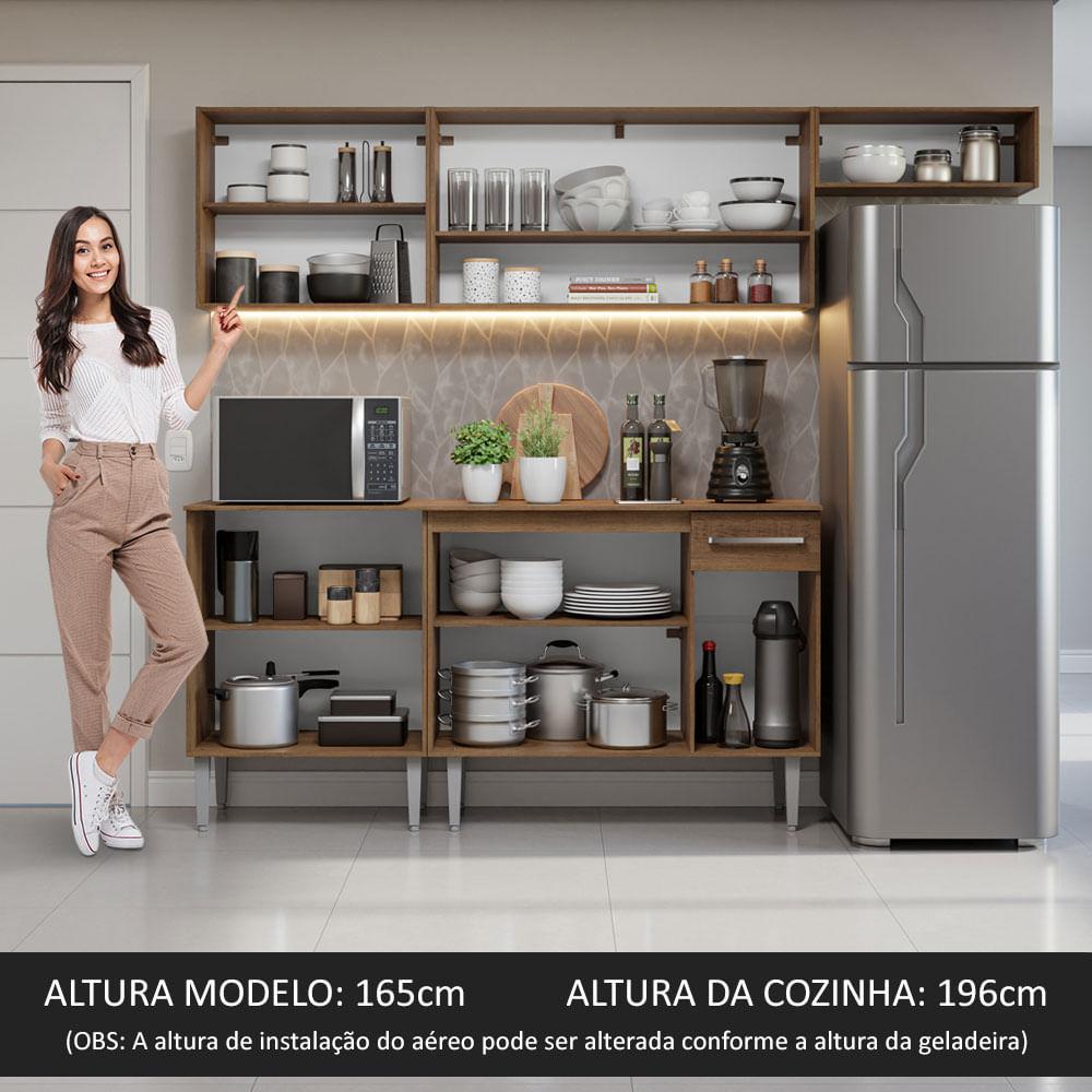 Foto 6 pulgar | Cocina Integral Completa Modular Madesa Emilly 229cm Mm 14