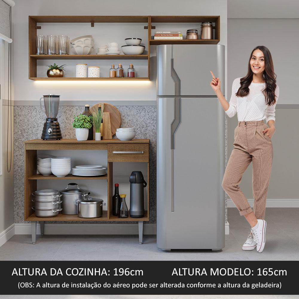 Foto 6 pulgar | Cocina Integral Completa Modular Madesa Emilly 165cm Mg