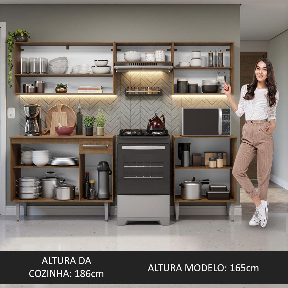 Foto 6 pulgar | Cocina Integral Completa Modular Madesa Emilly 229cm Mm 15