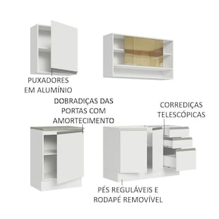 Foto 4 | Cocina Integral Modular Madesa Glamy 180cm Bb