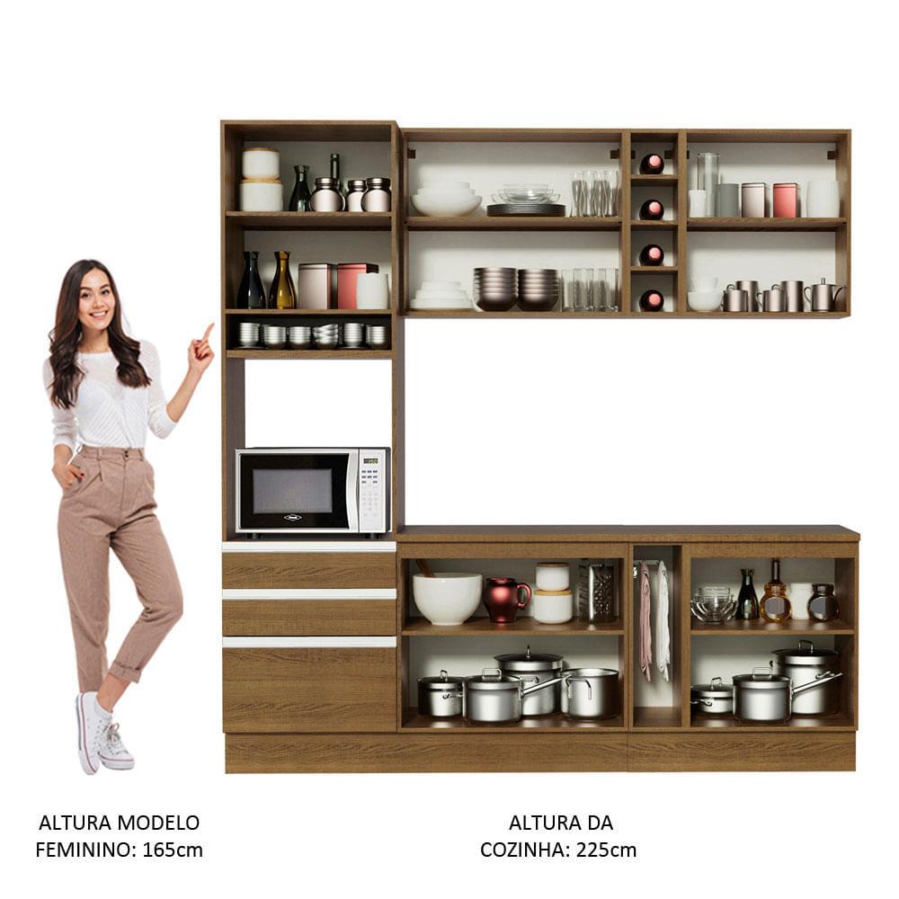 Foto 6 pulgar | Cocina Integral Completa Modular Madesa Áquila 220 cm