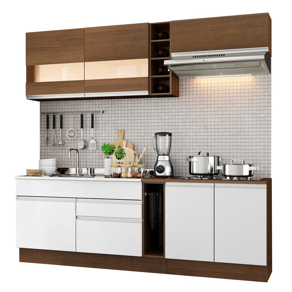 Foto 2 pulgar | Cocina Integral Completa Modular Madesa Glamy 220cm Bm