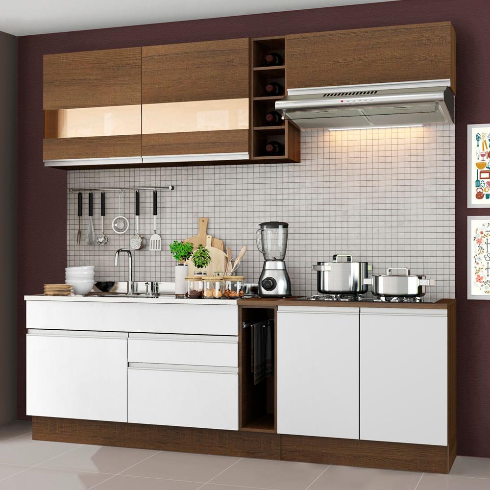 Foto 3 pulgar | Cocina Integral Completa Modular Madesa Glamy 220cm Bm