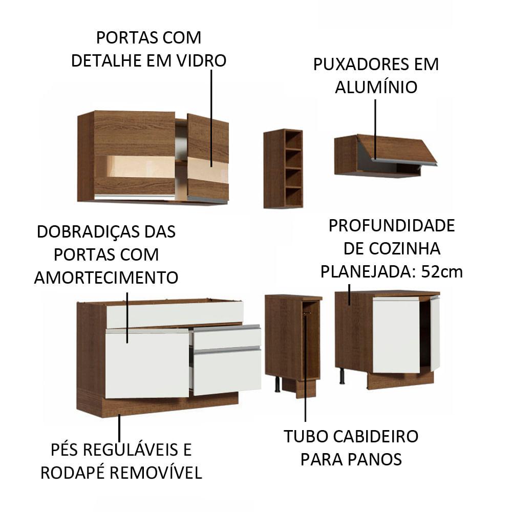 Foto 4 | Cocina Integral Completa Modular Madesa Glamy 220cm Bm